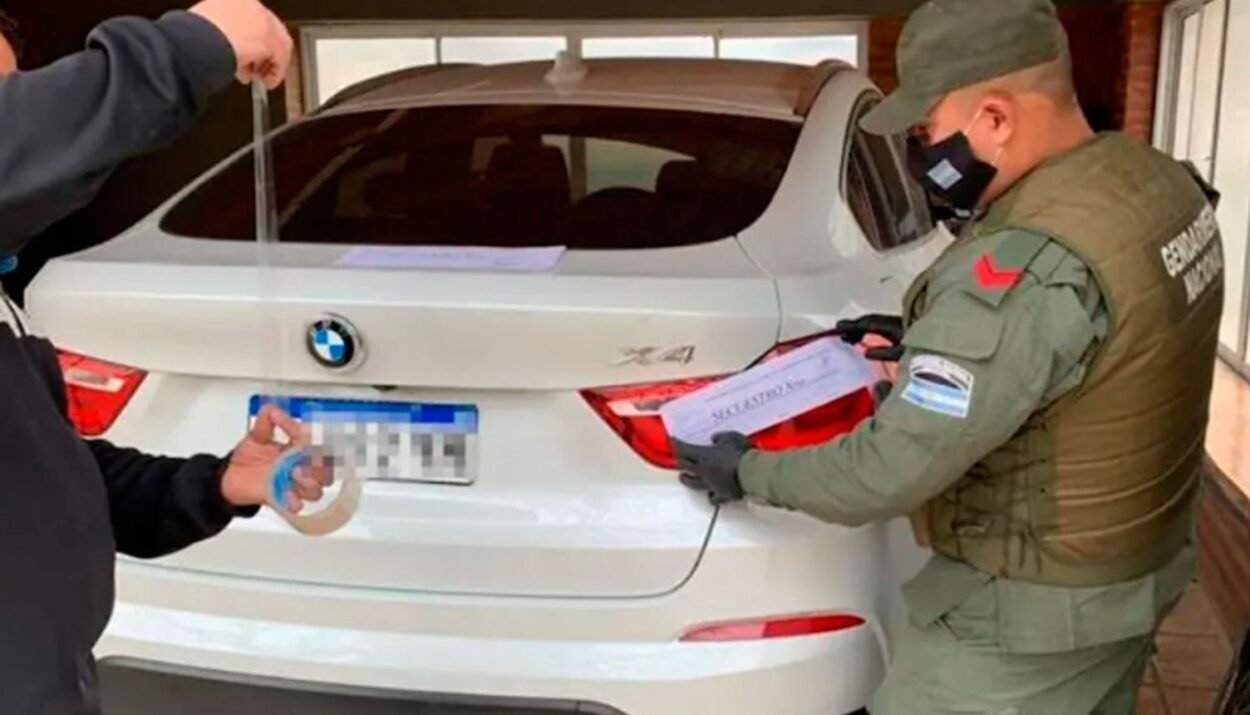 Allanamiento en 2020. (Gendarmería)