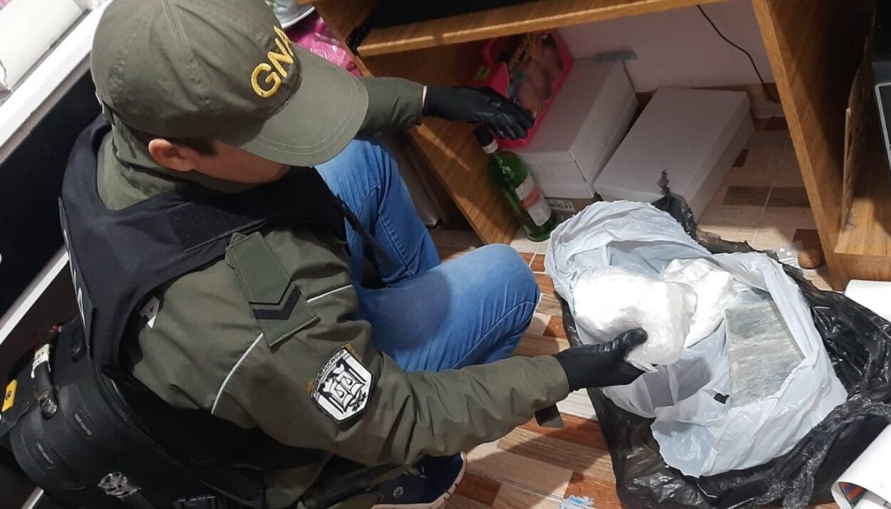 Cocaína, en una imagen ilustrativa. (Gendarmería)