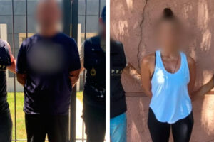 Dirisio y Nardi Aranda, cuando fueron detenidos. (Argentina.gob.ar)